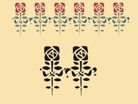 Roycroft Reminiscent Rose 6 X 6.75
