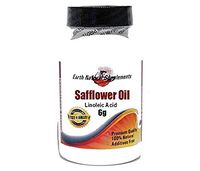 Safflower Oil Linoleic Acid 6g * 200 Capsules 100% Natural - by EarhNaturalSupplements