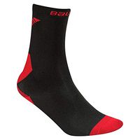 Bauer Hockey Core Performance Low Skate Socks, Compression Fit, Black/Red; X-Large (10.5-13 Senior)