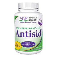 Michael's Naturopathic Programs Antisid - 90 Chewable Wafers - Digestive Health Supplement, Acid Neutralizer with Calcium, Marshmallow Root & Slippery Elm - Vegan, Kosher - 90 Servings