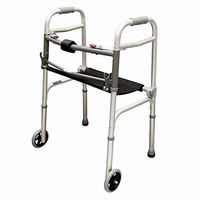 Roscoe Medical - 2 Button Walker with Seat - CM