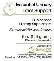 Essential Urinary Tract Support - D-Mannose - Dietary Supplement - Dissolvable Powder