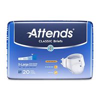 Brief Attends Breathable Extra Large 20Ea/Pk 3Pk/Cs