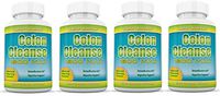 Colon Cleanse 1800 Max Weight Loss Detox Cleanse All Natural with Acai Fruit and Fennel Seeds 60 Capsules Per Bottle 4 Bottles