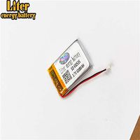 BIHUADE 3.7V 602535 600mAh Jst Ph1.25 Connector Plug Lithium Polymer Li-Po Battery Lithium Ion Polymer Rechargeable Battery for MP4 GPS MP3 Bluetooth Stereo DIY Gift (602535)
