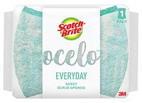 ocelo 7215-T Light Duty Scrub Sponge, 1 Count, Colors May Vary