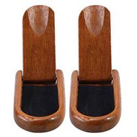 BESPORTBLE 2pcs Wooden Tobacco Smoking Pipe Stand Pipes Stand Rack Hold Case Display for Men Male (Brown)