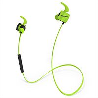 Bluedio TE (Turbine) Bluetooth 4.1 Wireless Sports Earbuds Earphones, Sweatproof Running Headphones with Microphone (Green)