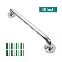 COSFY Grab Bar, Shower Handle - Bathroom Balance Bar, Grip Bath Grab Bar for Bathroom, Safety Hand Rail Support - Handicap, Elderly, Disabled, Pregnant Women Stainless 16 Inch