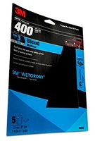 3M Wetordry Sandpaper, 32038, 400 Grit, 9 in x 11 in, 5 per pack