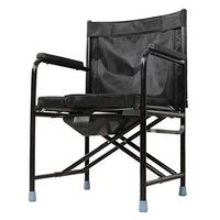 XRX Portable Beside Commode Chair with Arms Toilet Seat Elderly Person Pregnant Woman Bathroom Shower Stool Chair Potty Chair Mobile Toilet