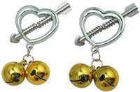 Heallily Nipple Clamp Sex Nipple Clip Toy Non-Pierced Nipple Clip Breast Nipple Adult Flirting Erotic Games Toy for Women Couples (1 Pair)