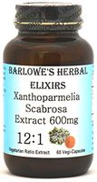 Xanthoparmelia Scabrosa Extract 12:1-60 600mg VegiCaps - Stearate Free, Bottled in Glass! Free Shipping on Orders Over $49!