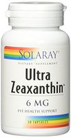 Solaray Ultra Zeaxanthin 6mg Capsules, 30 Count