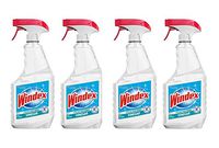 Windex Vinegar Glass Cleaner, 23 Fluid Ounces (4-Pack)