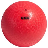 GSE Games & Sports Expert 10-inch Classic Inflatable Playground Balls (5 Colors Available) (Single - Red)