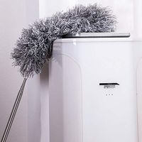 Microfiber Duster, Feather Duster with Extension Pole Reach 31.5" -108",360°Flexible Bendable Removable Washable Head for Interior Roof,Ceiling Fan,Cobweb,Cars,Furniture,Blinds