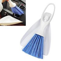Sala-Store - Dust Brush Scoop Panel Dashborad Useful Air Outlet Vent Car Cleaning Brush Dustpan Cleaning Tools Kits 2 in 1 Auto Accessories