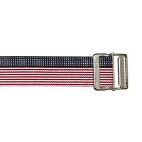 Skil-Care Gait Belt, 72", Star & Stripes, Metal Buckle