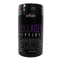 Fit Life USA - Collagen Peptides Powder - Grass Fed Pasture Raised Hydrolyzed Type I & III Collagen, Gluten Free (11.6oz