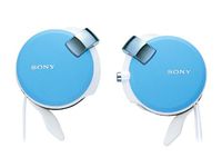 Sony Clip-on Stereo Headphones with Retractable | MDR-Q38LW L Blue(Japan Import)