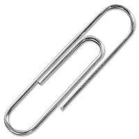 ACCO Economy #3 Paper Clips, Small, Smooth Finish, 15/16 Inches Long, Silver, 1 Box of 100 Clips (72320)