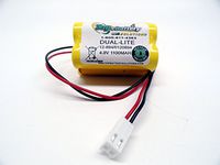 Dual-Lite 0120894,12-894,Chloride 100-003-A133, 4.8-Volt 4 AA Type Cells New Nickel Cadmium Battery