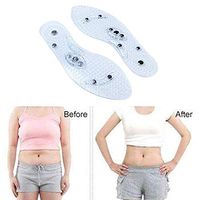 Magnetic Shoe Insoles Breathable Deodorant Anti-Sweat Comfort Massage Shoe Insole Orthotics for Men Women Size Unisex (8 Magnetic)