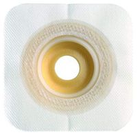 Sur-Fit Natura Colostomy Barrier Mold to Fit, Extended Wear Durahesive, White Tape 1-3/4 Inch Flange Universal Hydrocolloid 7/8 to 1-1/4 Inch Stoma 4-1/2 X 4-1/2 Inch, 404593 - Pack of 10