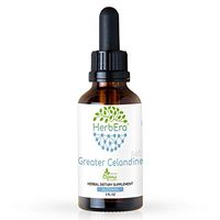 Greater Celandine A60 Alcohol Herbal Extract Tincture, Organic Greater Celandine (Chelidonium majus) (2 fl oz)