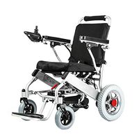2020 New Majestic Buvan 601 Electric Wheelchairs Silla de Ruedas Electrica para Adultos FDA Approved Transport Friendly Lightweight Folding Electric Wheelchair for Adults (Silver)
