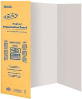 BAZIC 28"" X 40"" White Tri-Fold Corrugated Presentation Board Case Pack 30 Computers, Electronics, Office Supplies, Computing