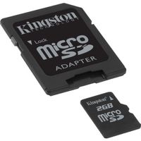 Kyocera Jitterbug Touch Cell Phone Memory Card 2GB microSDHC Memory Card with SD Adapter