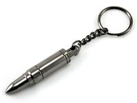 Skyway Bullet Cigar Punch Cutter with Ejector and Key Ring (Gun Metal)