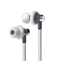 Aircom A3 Active Stereo Earphone - Anti-Radiation Wired Sports Earbuds with Airflow Audio Technology - Handsfree Headphones with Built-in Microphone - White