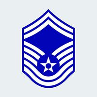 E-9 Chief Master Sergeant of The Air Force CMSGT OR-9 Sticker FA Graphix Vinyl Decal - 3.00 Wide