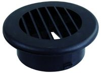 JR Products HV4DBK-A Black 4 Dampered Heat Vent by JR Products
