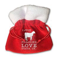 XFEQAZV I Just Freaking Love Goats Ok Personalized Bag Christmas Tradition and Nice Decorations Bags