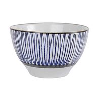 Bowl Kitchen Utensils Deepen Thickened Printing Ceramic Bowl Bowl Soup Bowl Fruit Bowl Household tableware, retro bowl