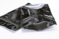 TCC Universal 100 Black Smell Proof Zip Lock Bags Heat Sealable Storage Pouch 3 inch x 4 inch