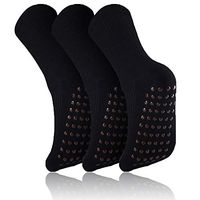 Bamboo Fiber Soft Magnetic Point Foot Massage Socks Magnetic Therapy Socks for Men