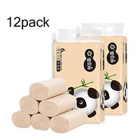 ALOVEWE Nature White Toilet Paper Toilet Roll Tissue Roll Pack of 10 3Ply, Thick Silky & Smooth Paper Towels- Ultra-Soft Standard, Hollow Replacement Roll Paper- Home Bathroom Accessories