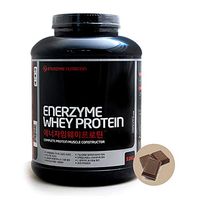 ENERZYME Whey Protein Powder, Chocolate, 6.6 lbs