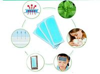 Lolicute Cooling Gel Sheet Fever Cooling Gel Patch for Baby Adults Cool Plaster Therapy 15 Pcs