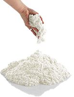 CoolSand White 14 Ounces Refill Pack - Moldable Indoor Play Sand in Resealable Bag