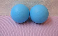 Pilates On Fifth Massage Therapy Balls - Ideal for: Yoga, Pilates, Deep Tissue Massage. Pack of 2 Balls (Blue)