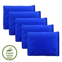 My Heating Pad- Set of 5 Microwavable Heating Pads for Pain Relief | Moist Heat Pad for Cramps, Muscles, Joints, Back, Neck and Shoulders | Microwave Hot Pack - Value Pack| (Blue)