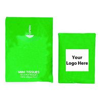 Mini Tissue Pack - 250 Quantity - $0.95 Each - Promotional Product/Bulk/Branded with Your Logo/Customized