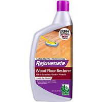 Rejuvenate Professional Wood Floor Restorer and Polish with Durable Finish Non-Toxic Easy Mop On Application Satin Finish 32oz