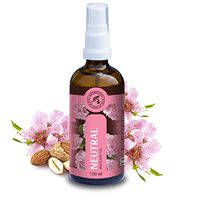 Massage Oil 3.4oz - 100% Natural Oils w/Jojoba - Sweet Almond - Lemon - Jasmine - Geranium - Mandarin - Rose - Neutral Massage Oil - Glass Bottle - Oil Massage by Aromatika